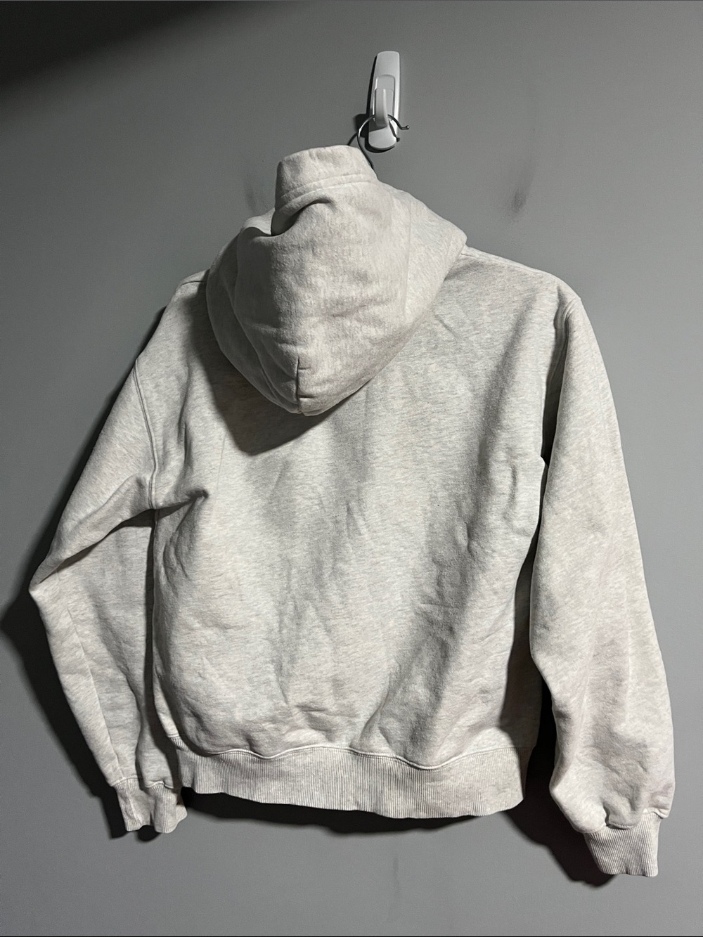 Aritzia Tna Heathered Grey Cozy Fleece Perfect Hoodie - Picture 4 of 5